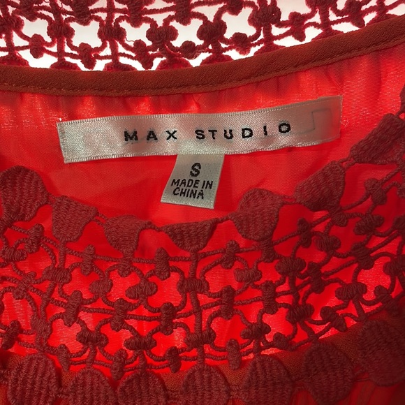 Max Studio Red Dress - Picture 2 of 3